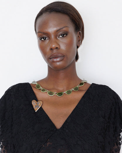 Classic Lovesick Brooch in 𝘔𝘰𝘭𝘵𝘦𝘯 𝘈𝘭𝘭𝘰𝘺