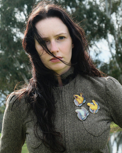 The Stamp Brooch in 𝘞𝘪𝘴𝘵𝘦𝘳𝘪𝘢